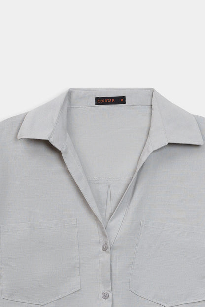 Shirt With Patch Pockets - Cougar Clothing