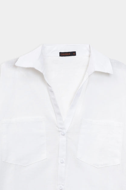 Shirt With Patch Pockets - Cougar Clothing