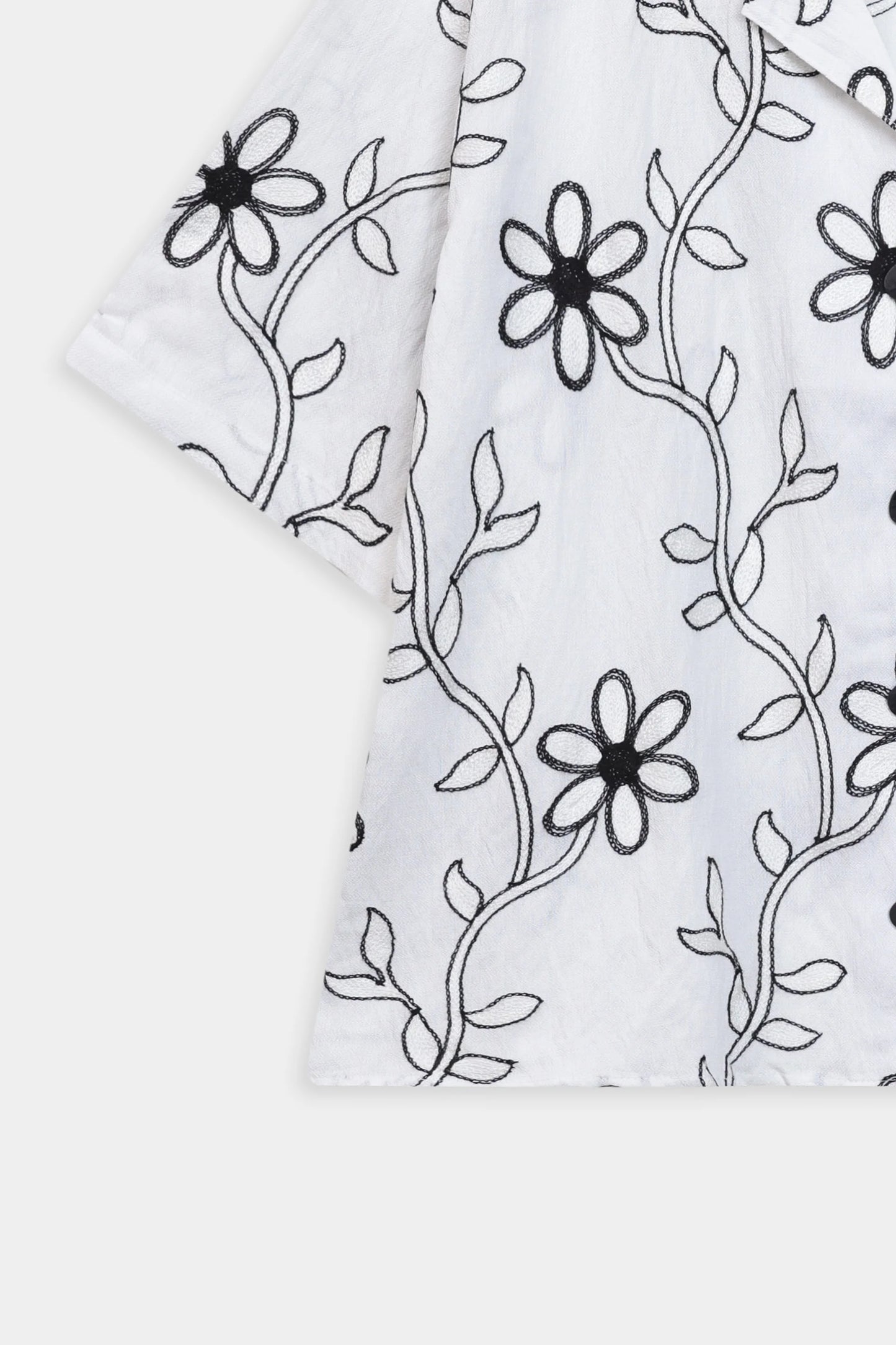 Embroidered Schiffli Shirt - Cougar Clothing