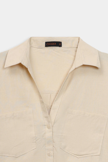 Shirt With Patch Pockets - Cougar Clothing