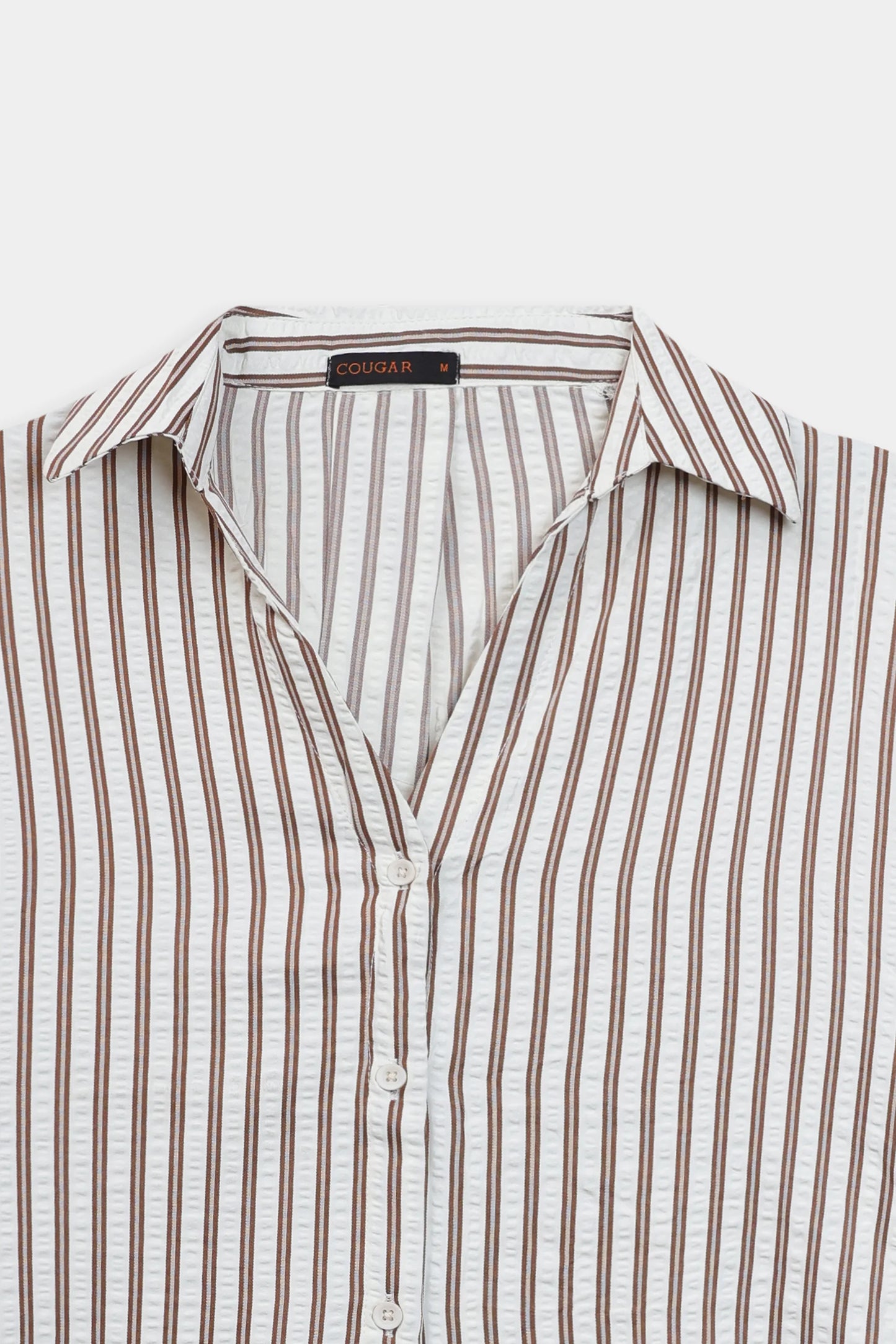 Pin-Striped Oversized Shirt - Cougar Clothing