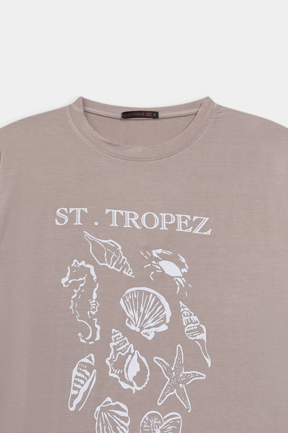 St.Tropez Graphic T-Shirt - Cougar Clothing