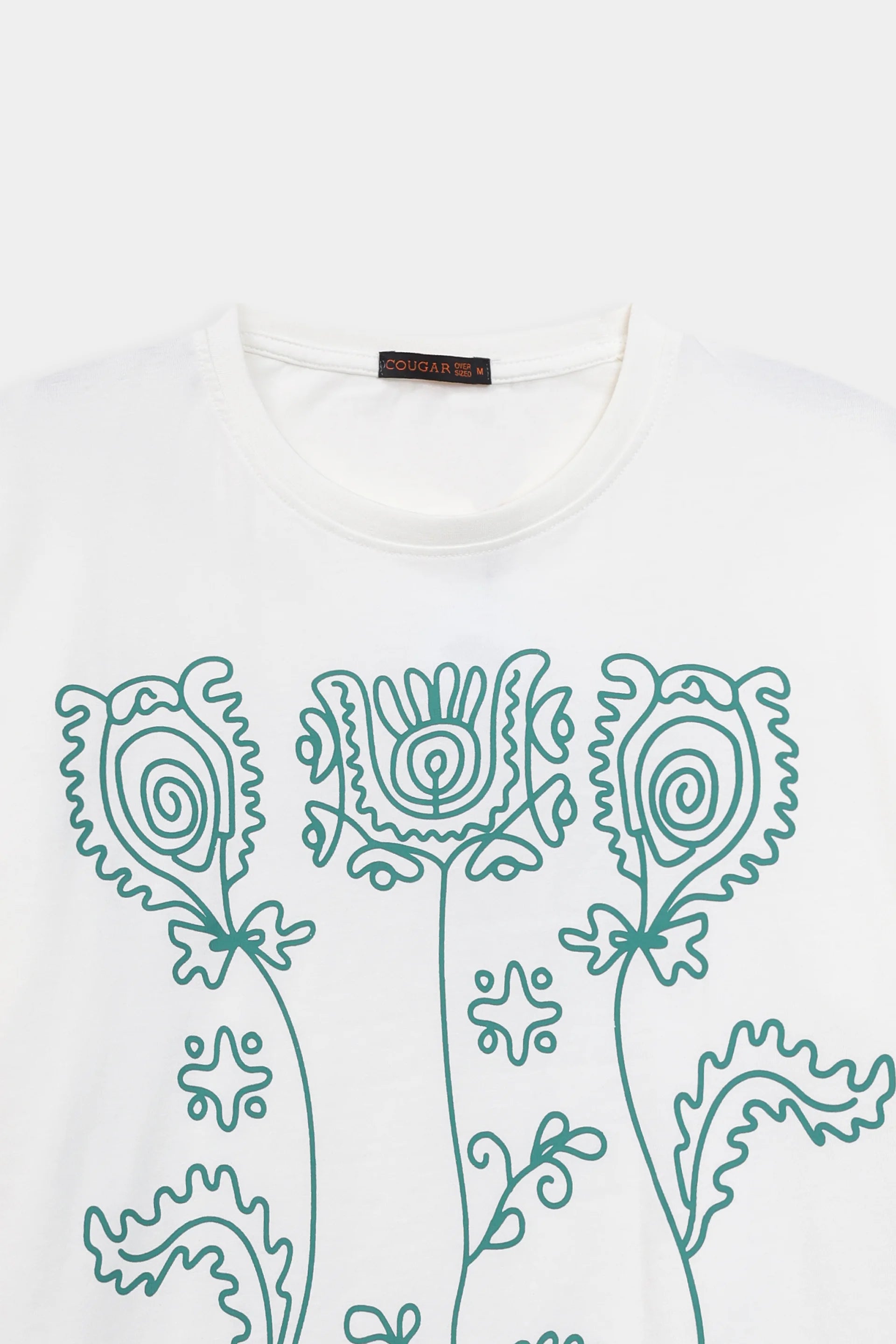 Floral Printed Jersey T-Shirt - Cougar Clothing