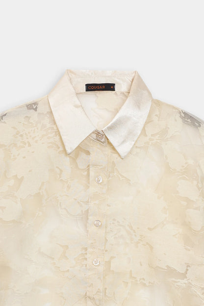 Organza Drapery Shirt - Cougar Clothing