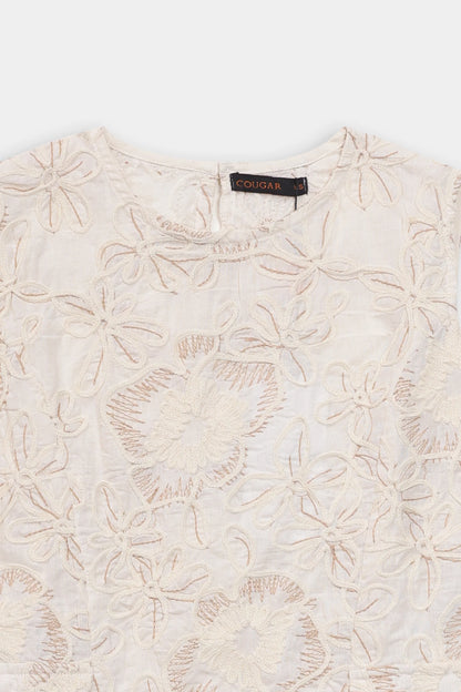 Embroidered Sleeveless Top - Cougar Clothing