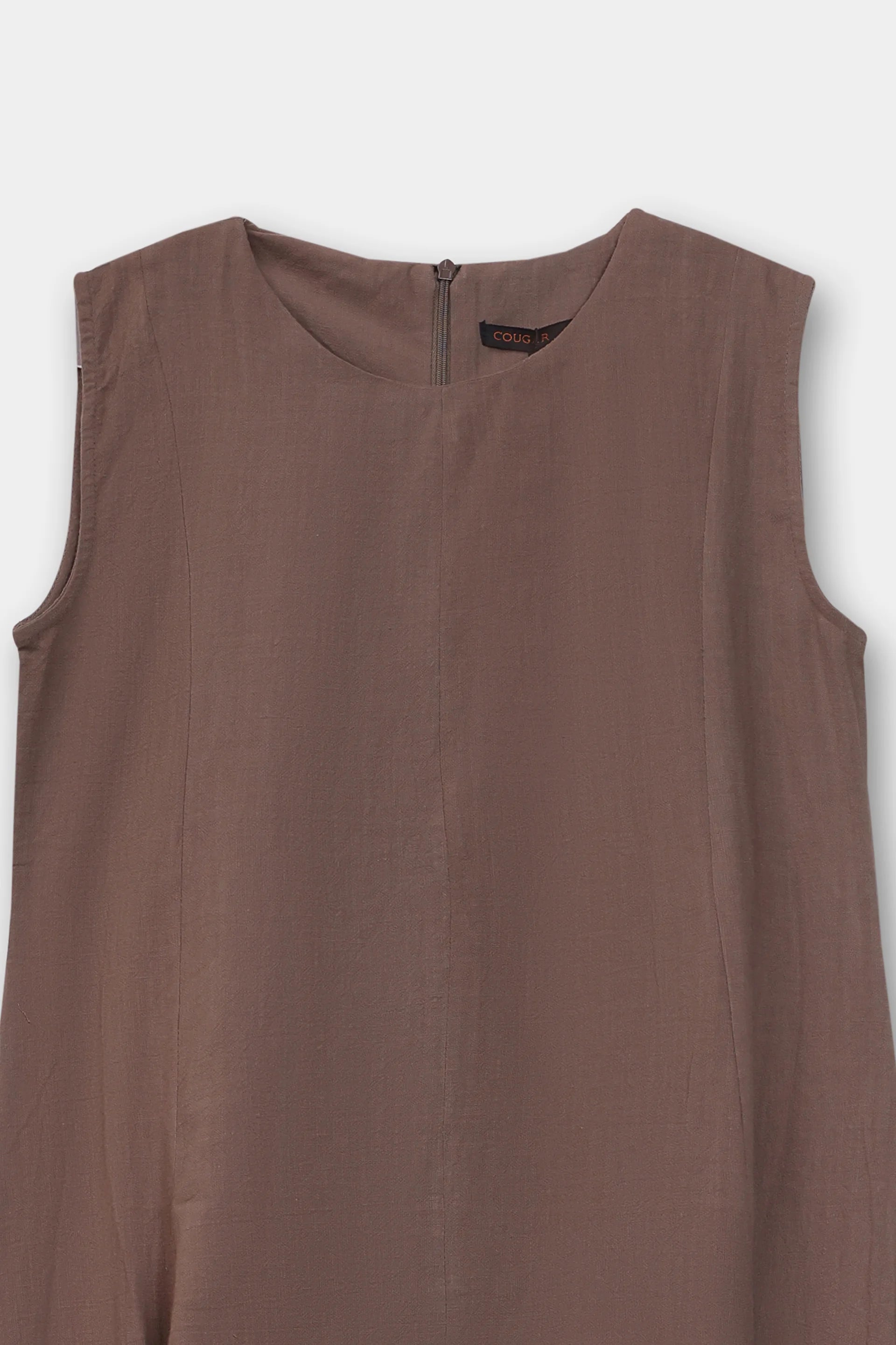 Sleeveless Flared Dress - Cougar Clothing
