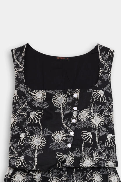 Embroidered Jumpsuit - Cougar Clothing
