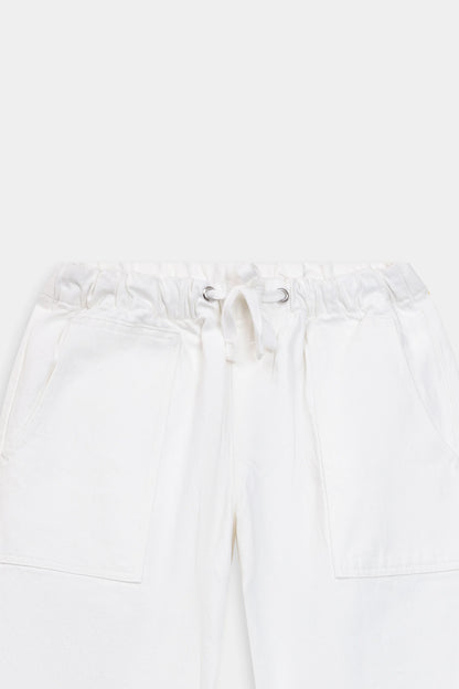 Wide Leg Jeans With Drawstring - Cougar Clothing