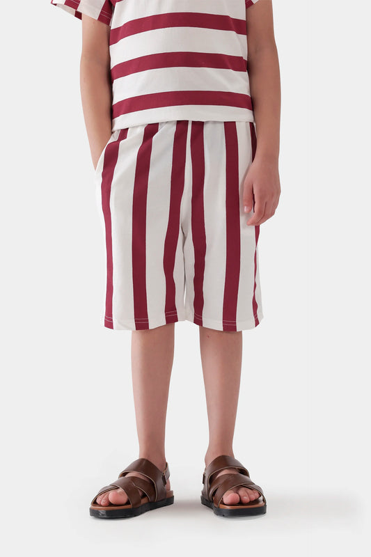 Striped Shorts - Cougar Clothing