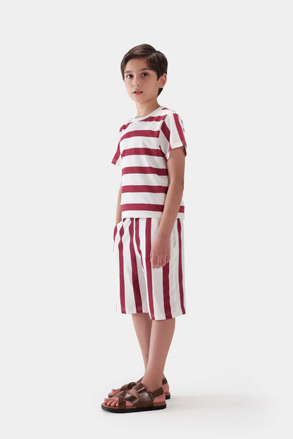 Striped Shorts - Cougar Clothing