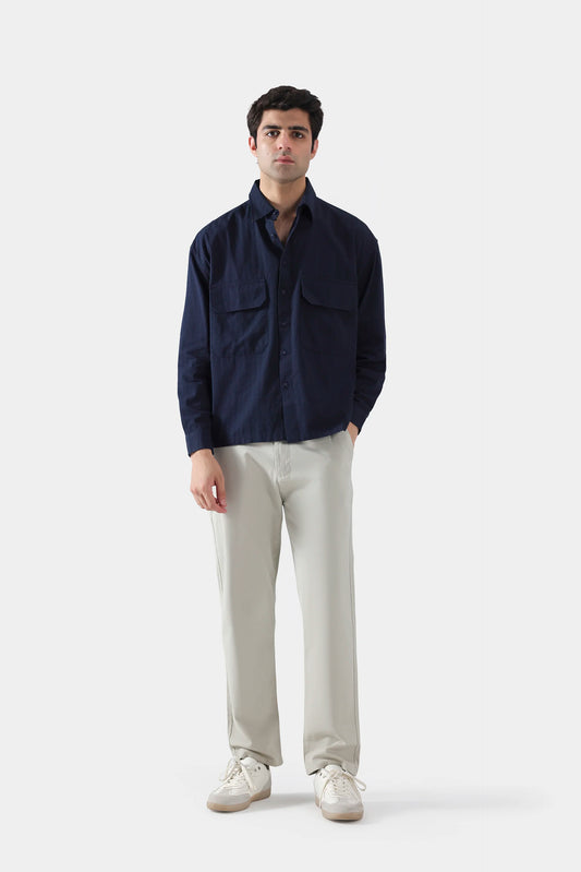 Boxy Jacquard Shirt - Cougar Clothing