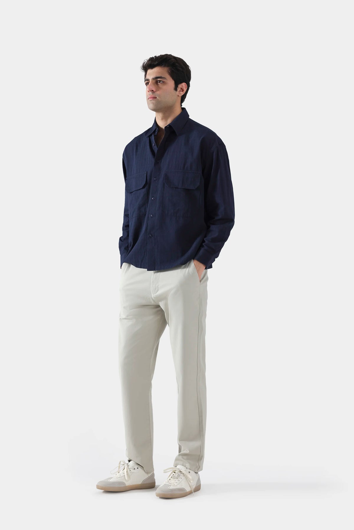 Boxy Jacquard Shirt - Cougar Clothing