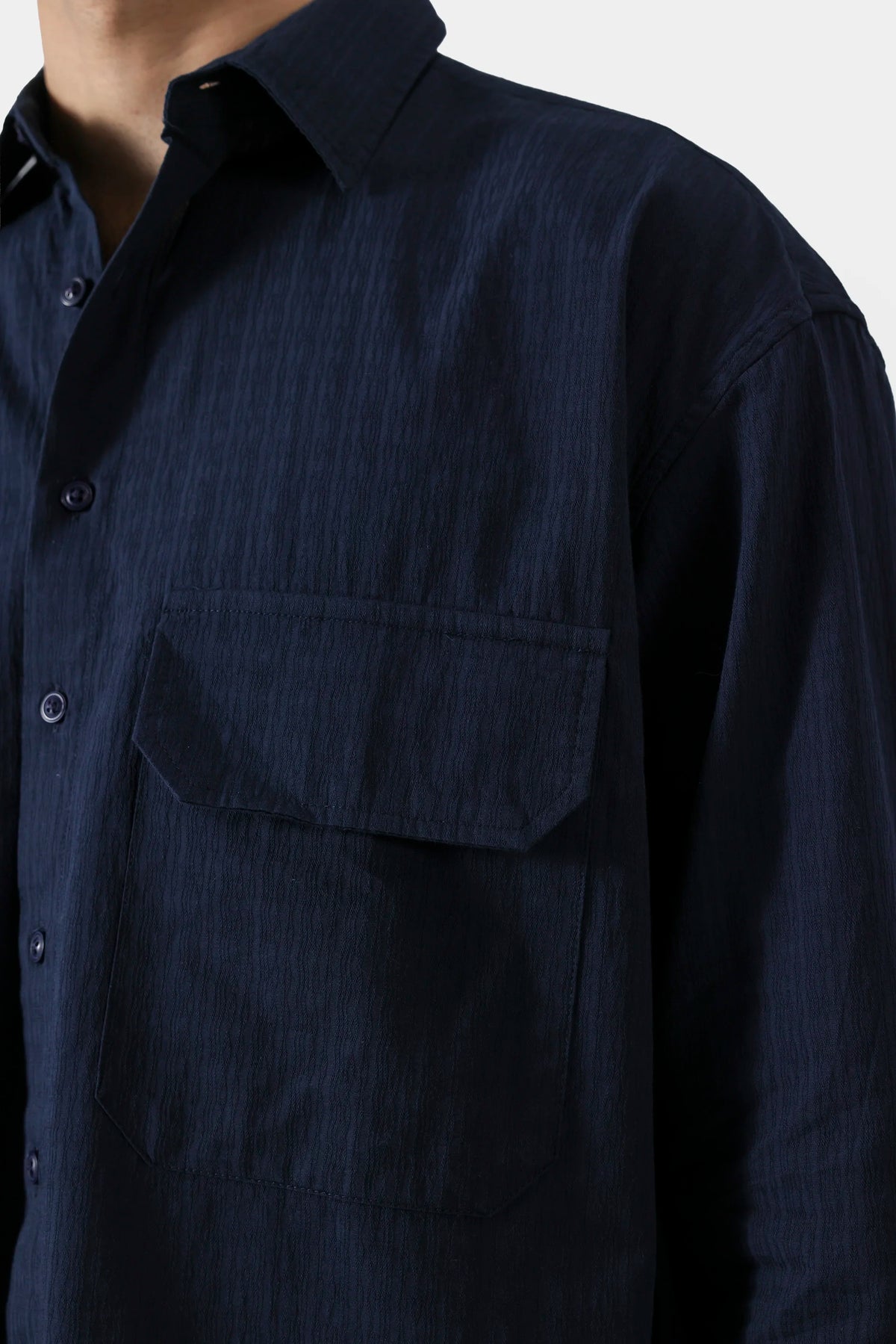 Boxy Jacquard Shirt - Cougar Clothing
