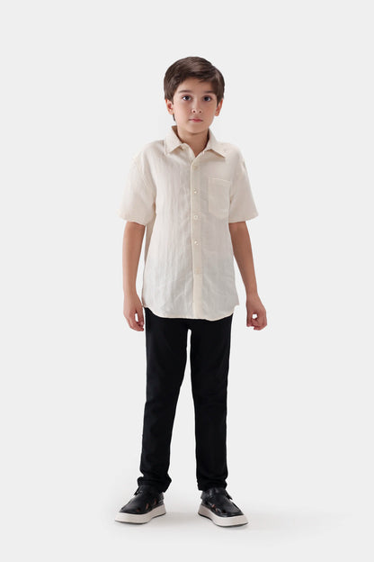 Patch Pocket Textured Shirt - Cougar Clothing