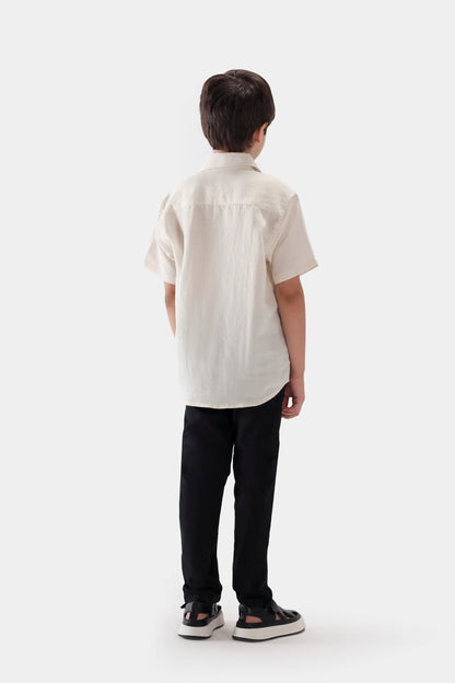Patch Pocket Textured Shirt - Cougar Clothing