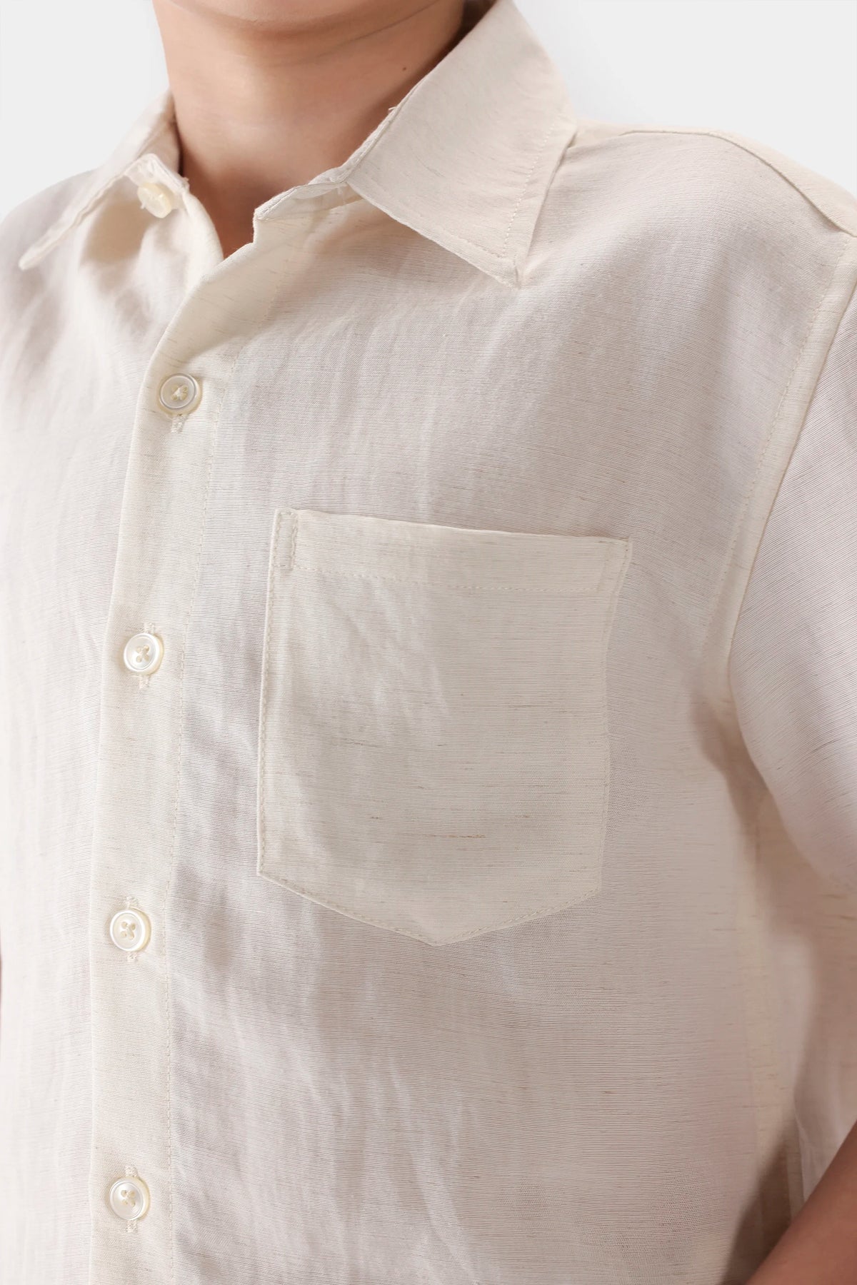 Patch Pocket Textured Shirt - Cougar Clothing