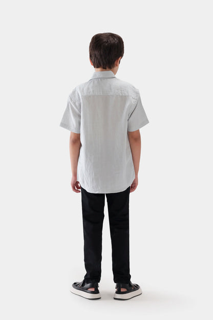 Patch Pocket Textured Shirt - Cougar Clothing
