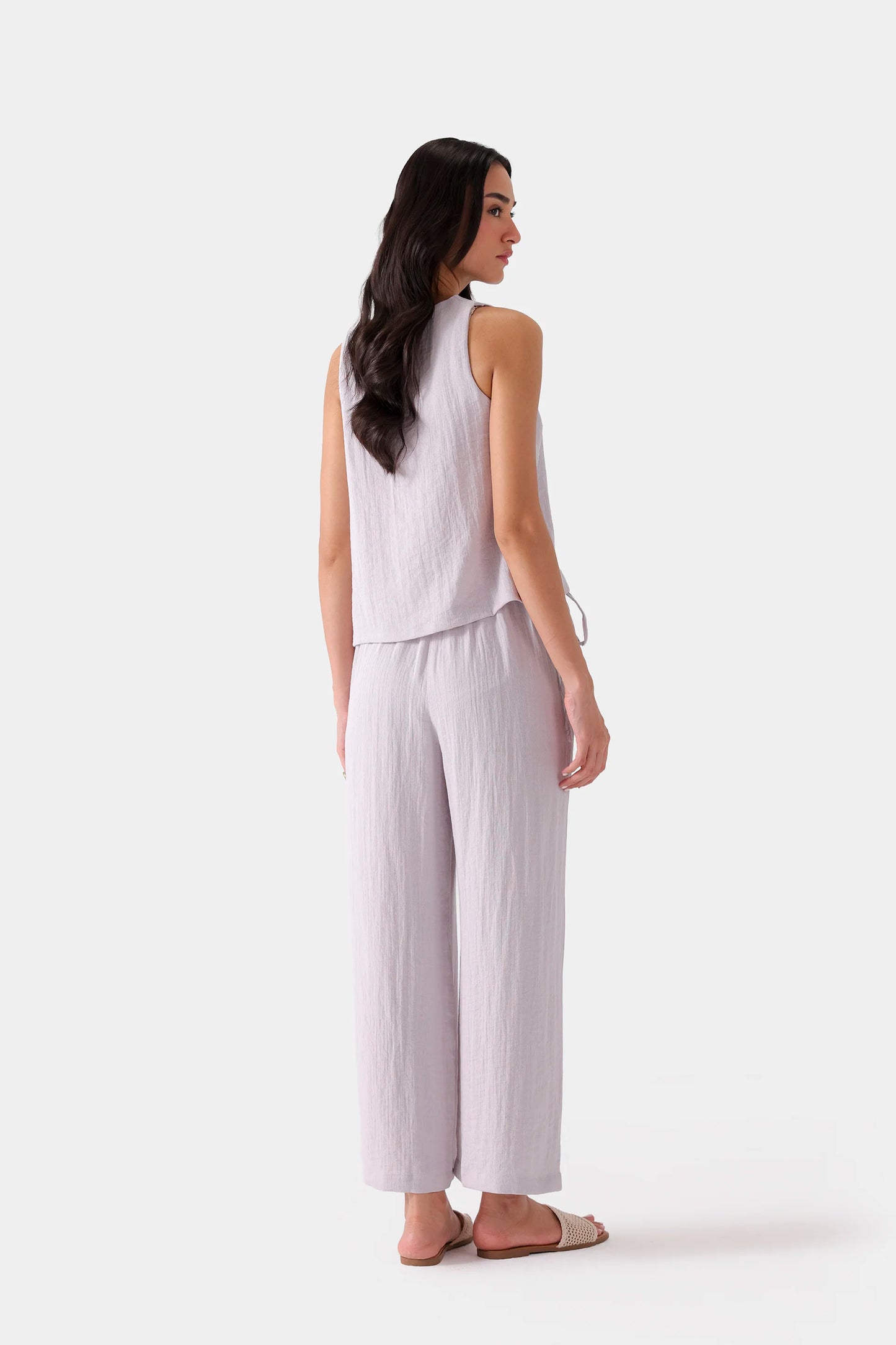 Slub Linen Vest - Cougar Clothing
