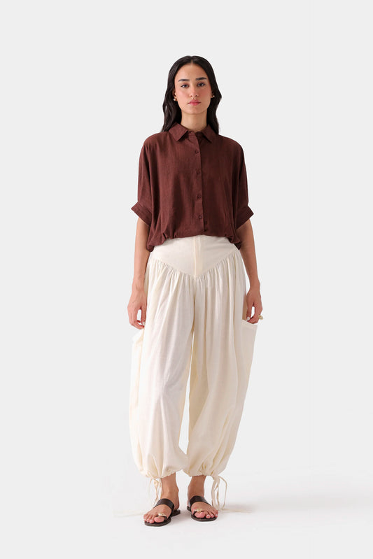 Kimono Elasticated Shirt - Cougar Clothing