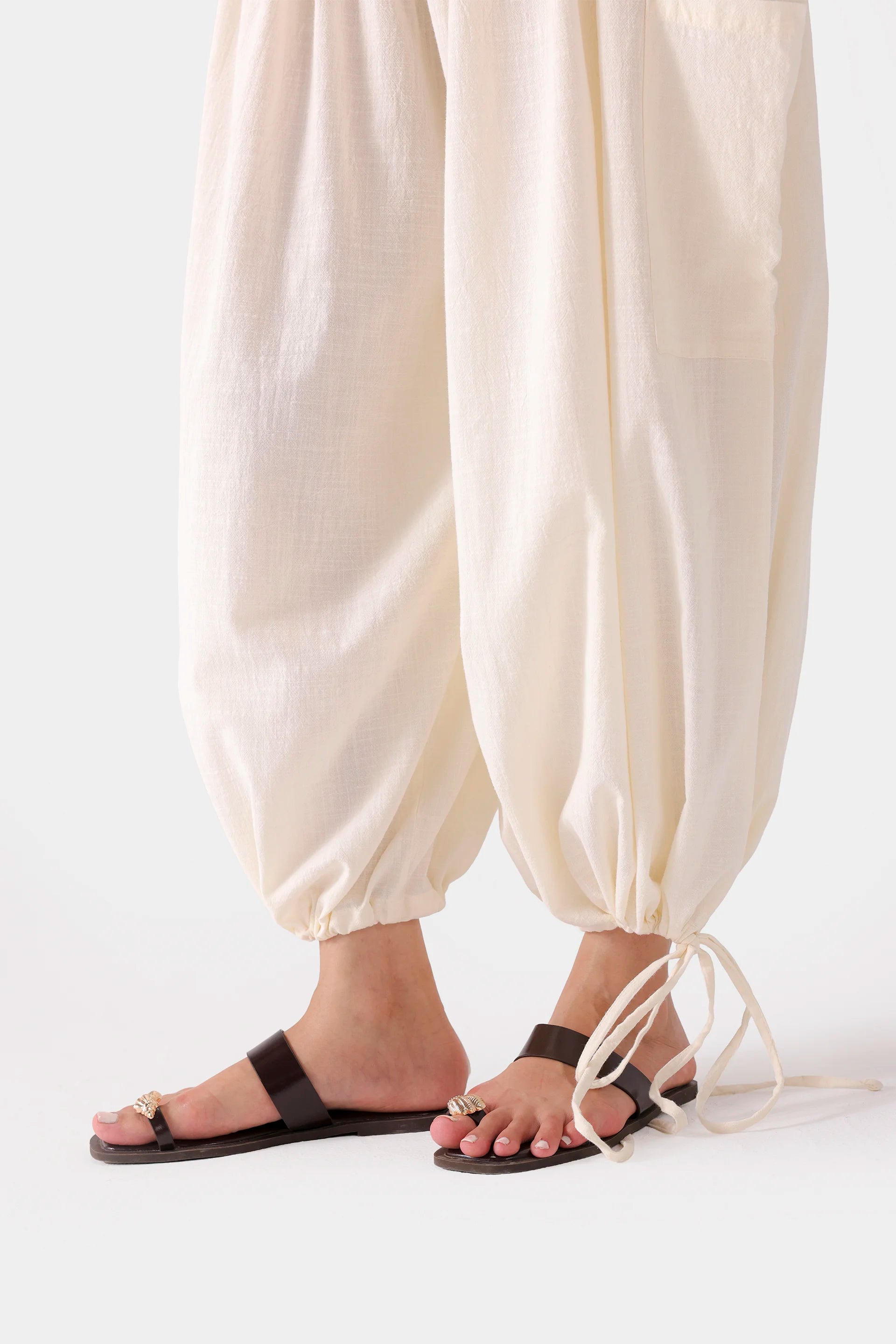 Linen Balloon Pants - Cougar Clothing