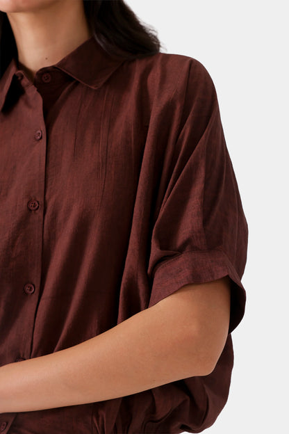 Kimono Elasticated Shirt - Cougar Clothing