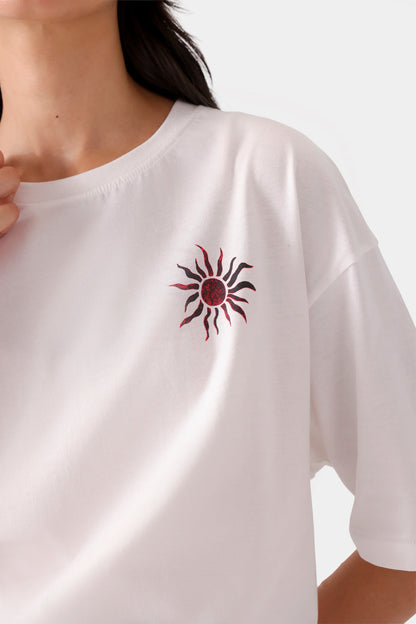 Sunburst Graphic T-shirt - Cougar Clothing