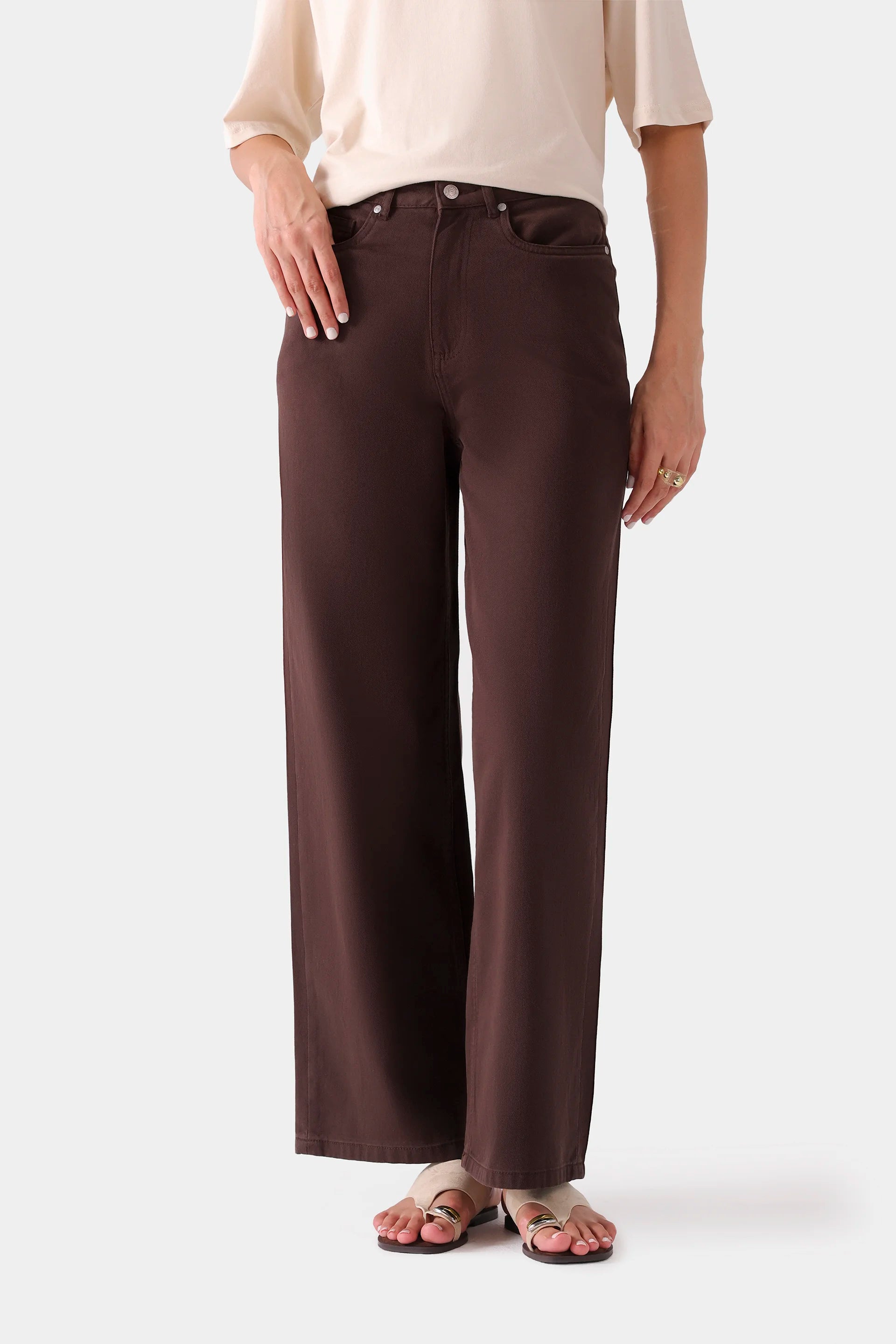 Wide Leg Jeans - Cougar Clothing