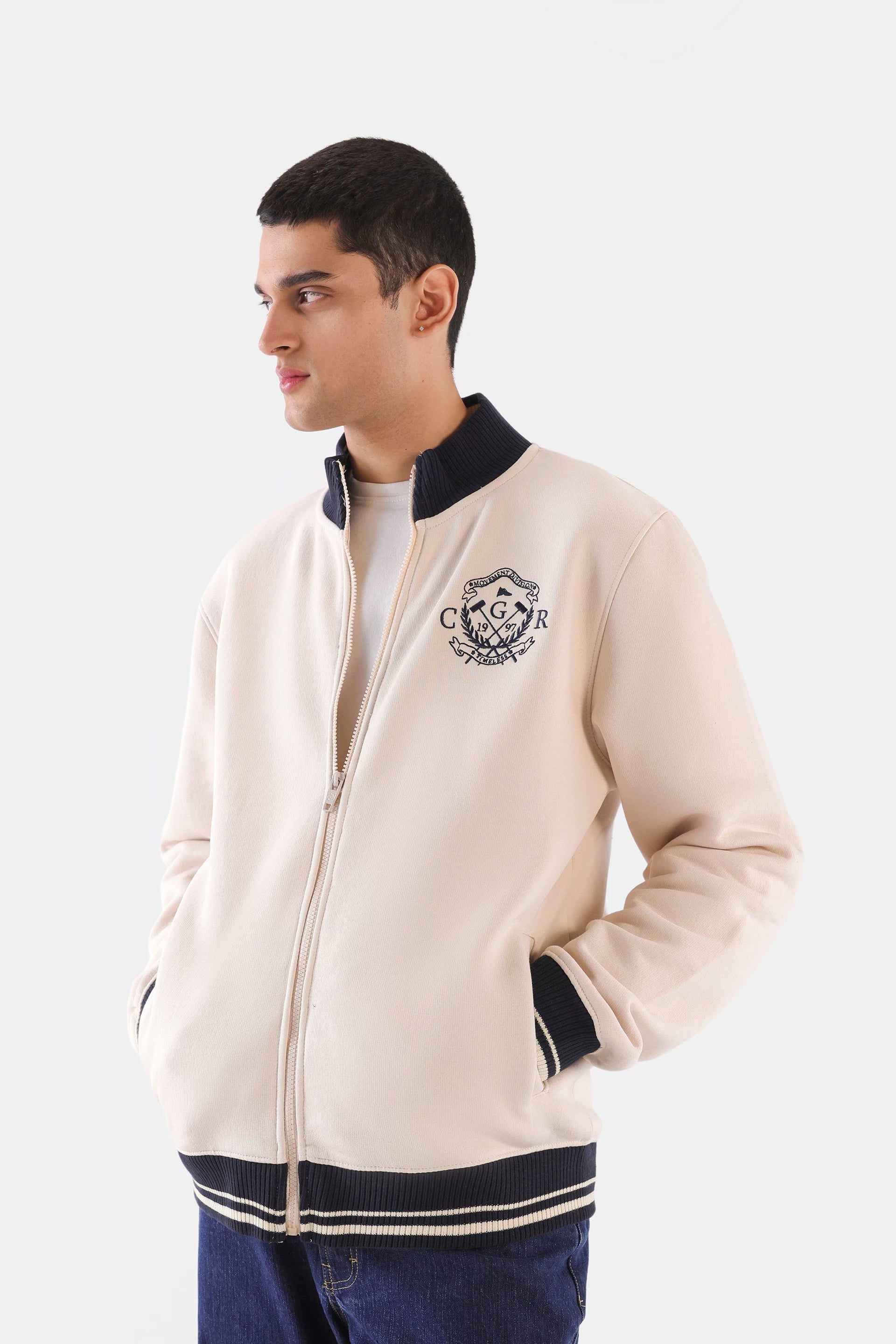 Fleece Ribbed Jacket - Cougar Clothing