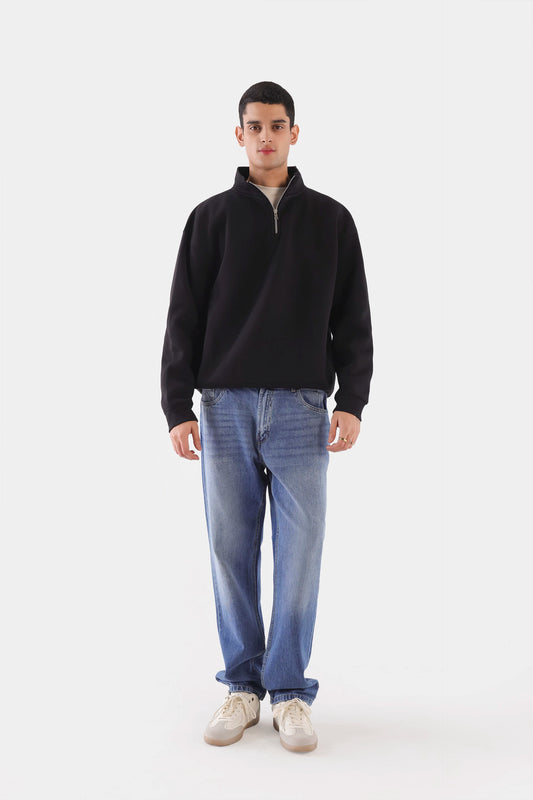 Oversized Quarter Zip Pullover - Cougar Clothing