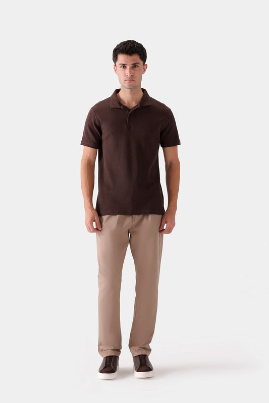 Classic Waffle Polo - Cougar Clothing