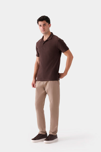 Classic Waffle Polo - Cougar Clothing
