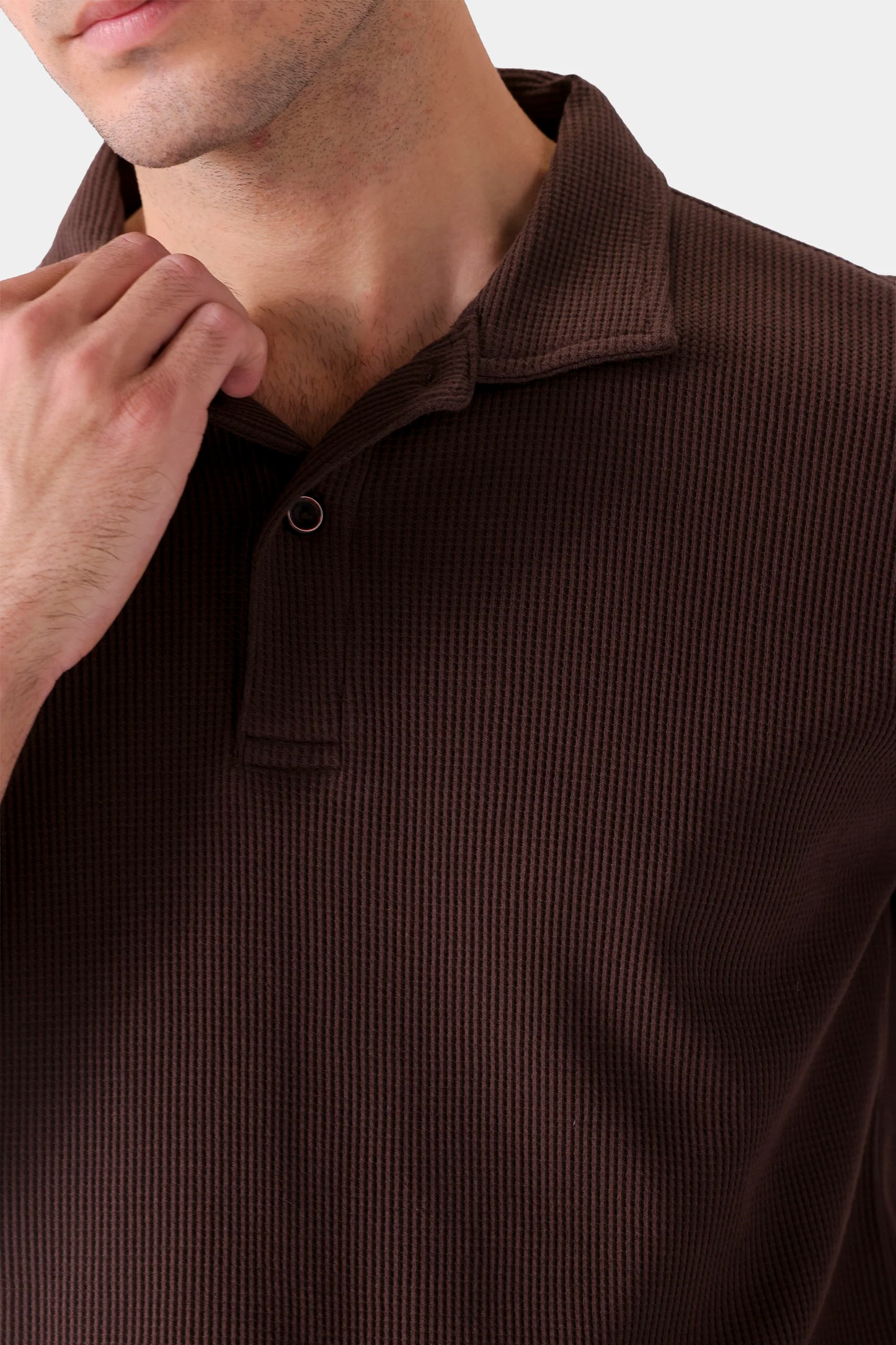 Classic Waffle Polo - Cougar Clothing