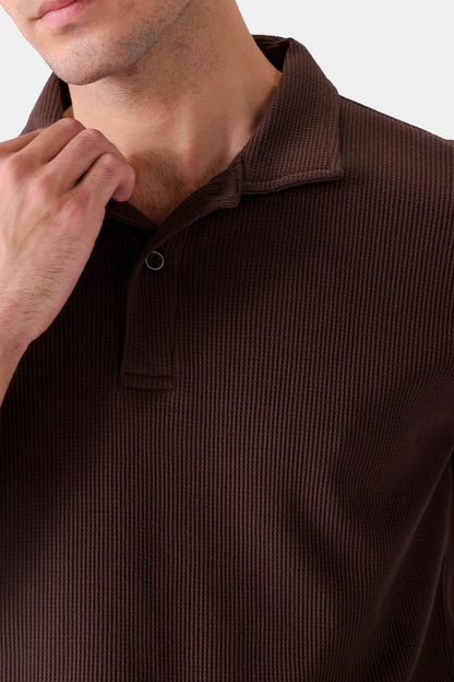 Classic Waffle Polo - Cougar Clothing