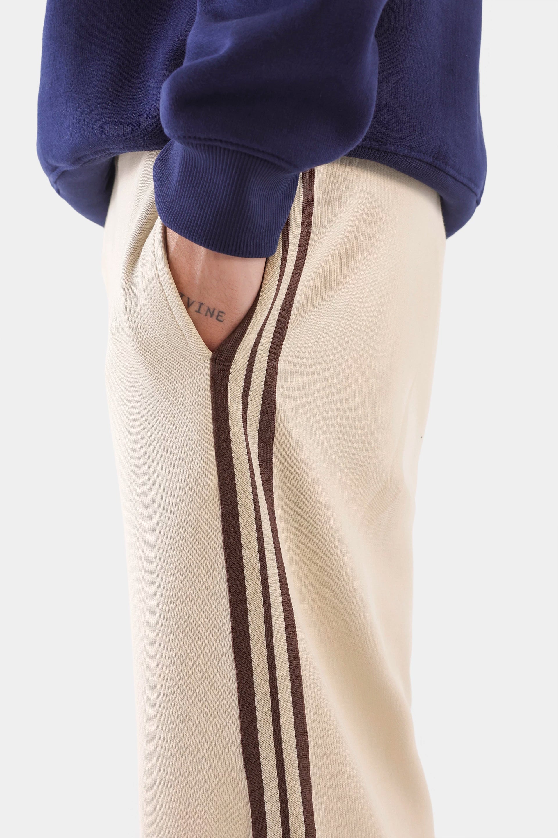 Striped Straight Trousers - Cougar Clothing