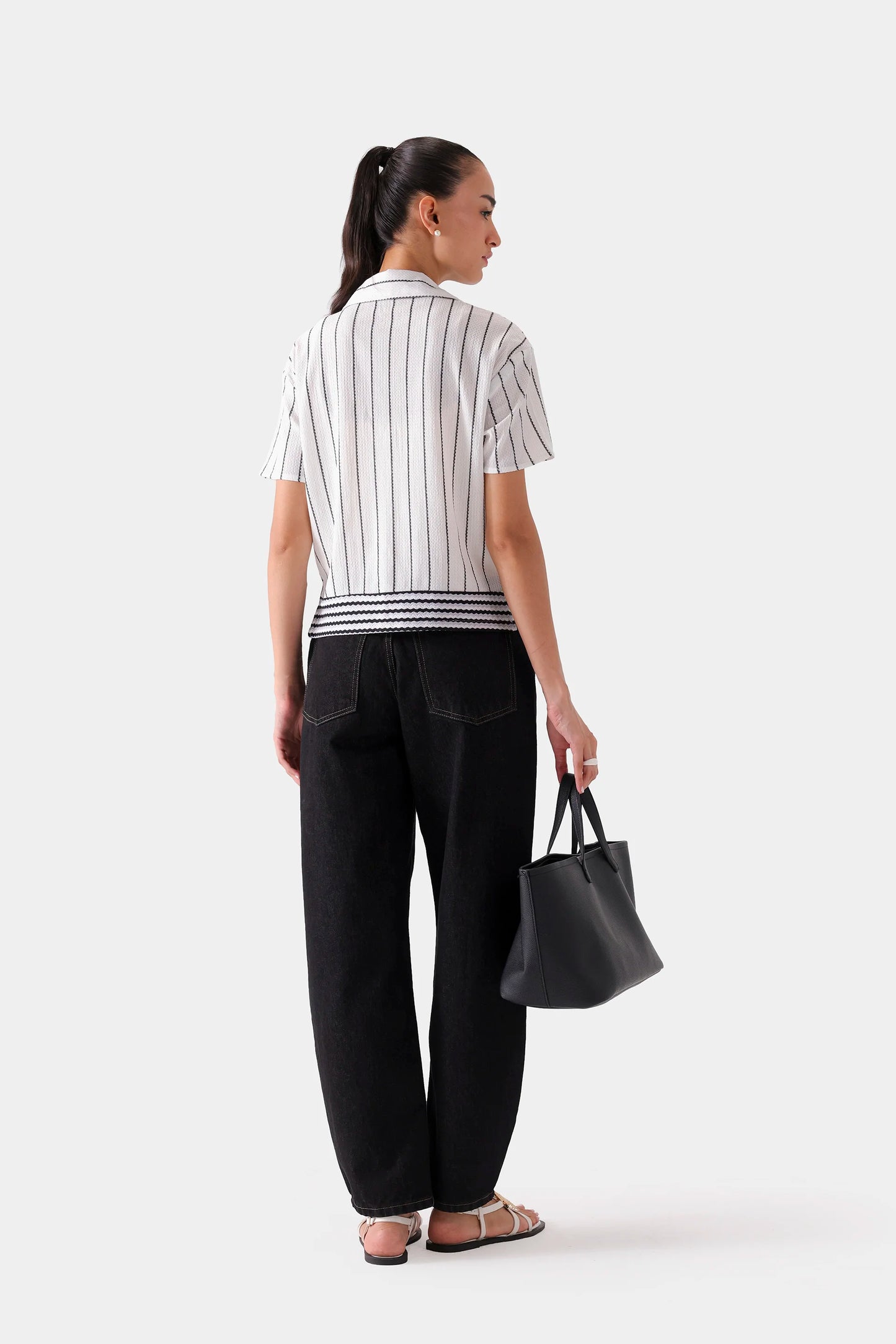 Striped Knitted Shirt - Cougar Clothing