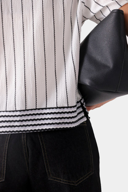 Striped Knitted Shirt - Cougar Clothing