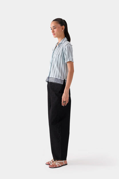 Striped Knitted Shirt - Cougar Clothing