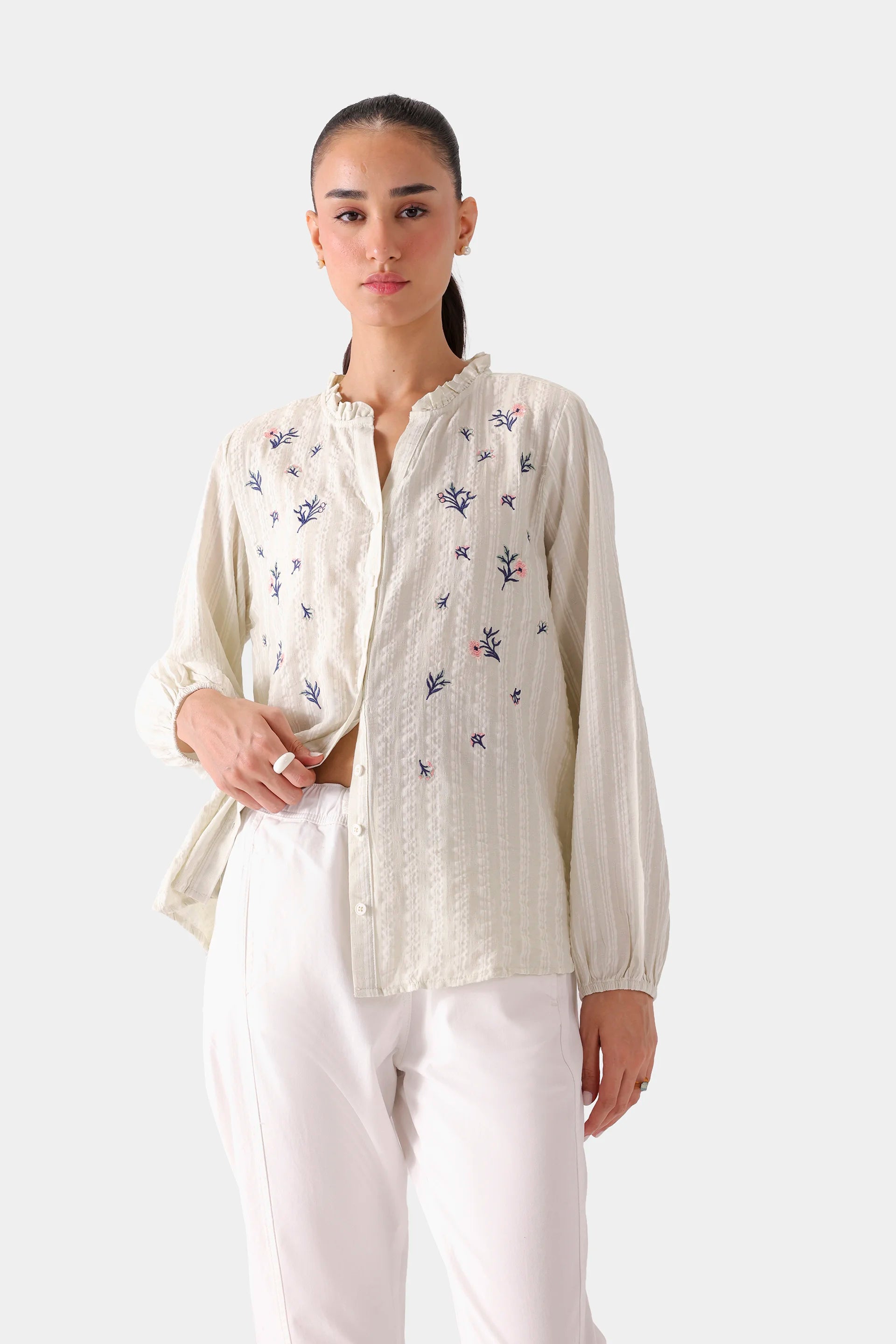 Embroidered Top - Cougar Clothing