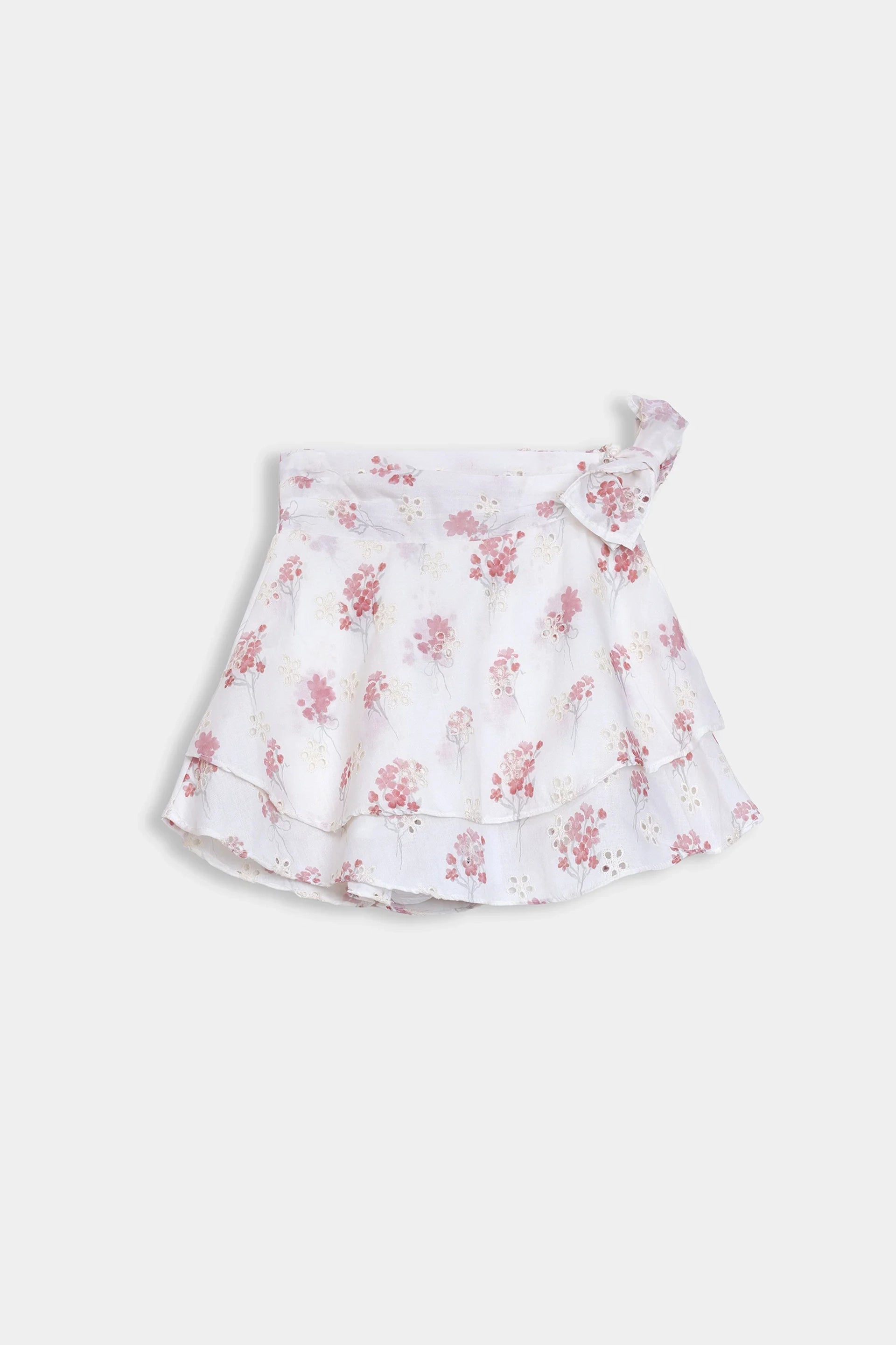 Printed Ruffle Skirt - Cougar Clothing