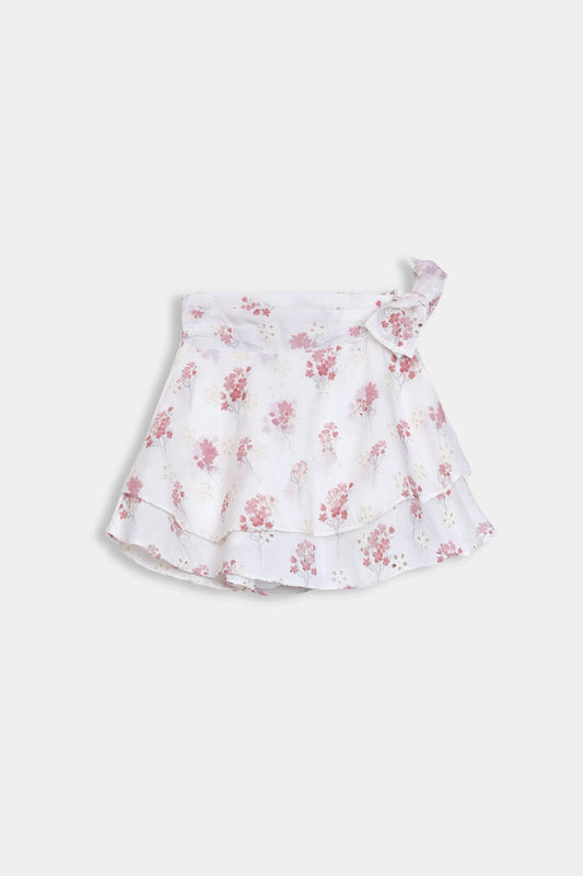 Printed Ruffle Skirt - Cougar Clothing
