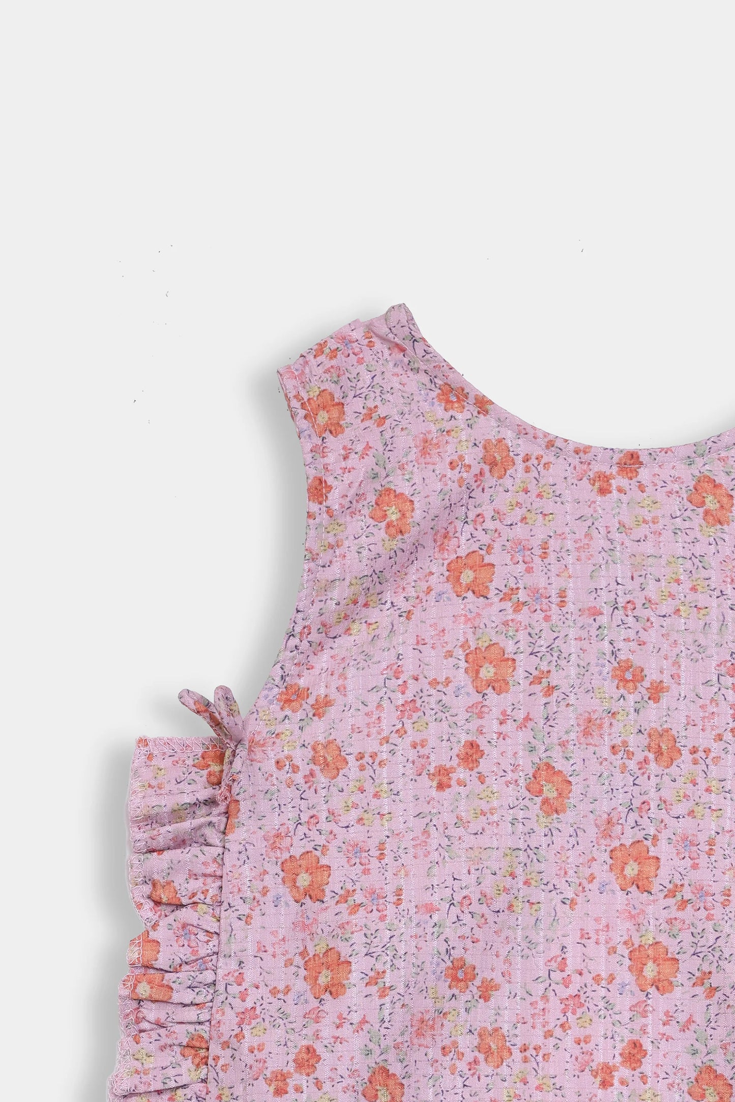 Printed Ruffle Top - Cougar Clothing