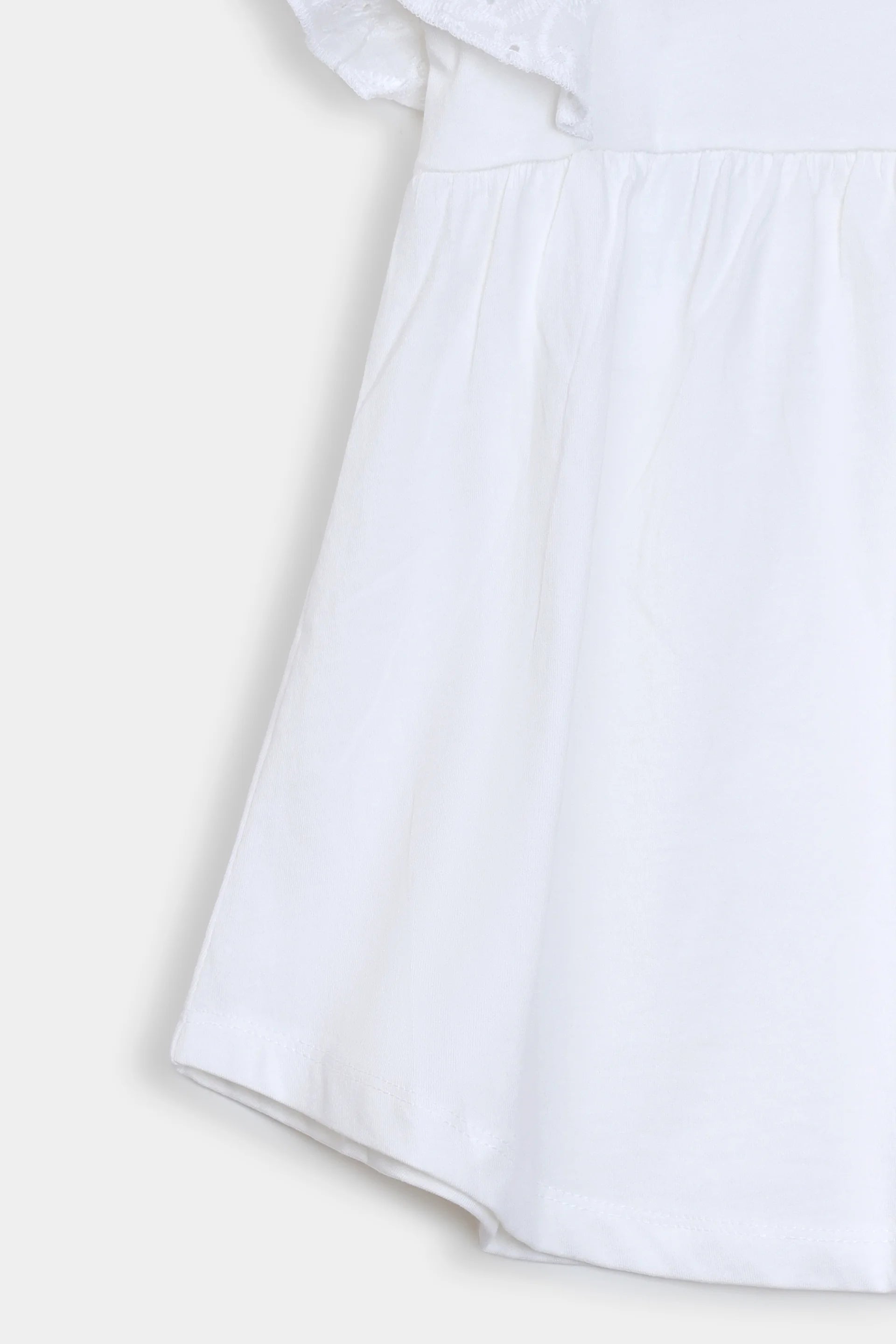 Knit Dress With Embroidered Sleeves - Cougar Clothing