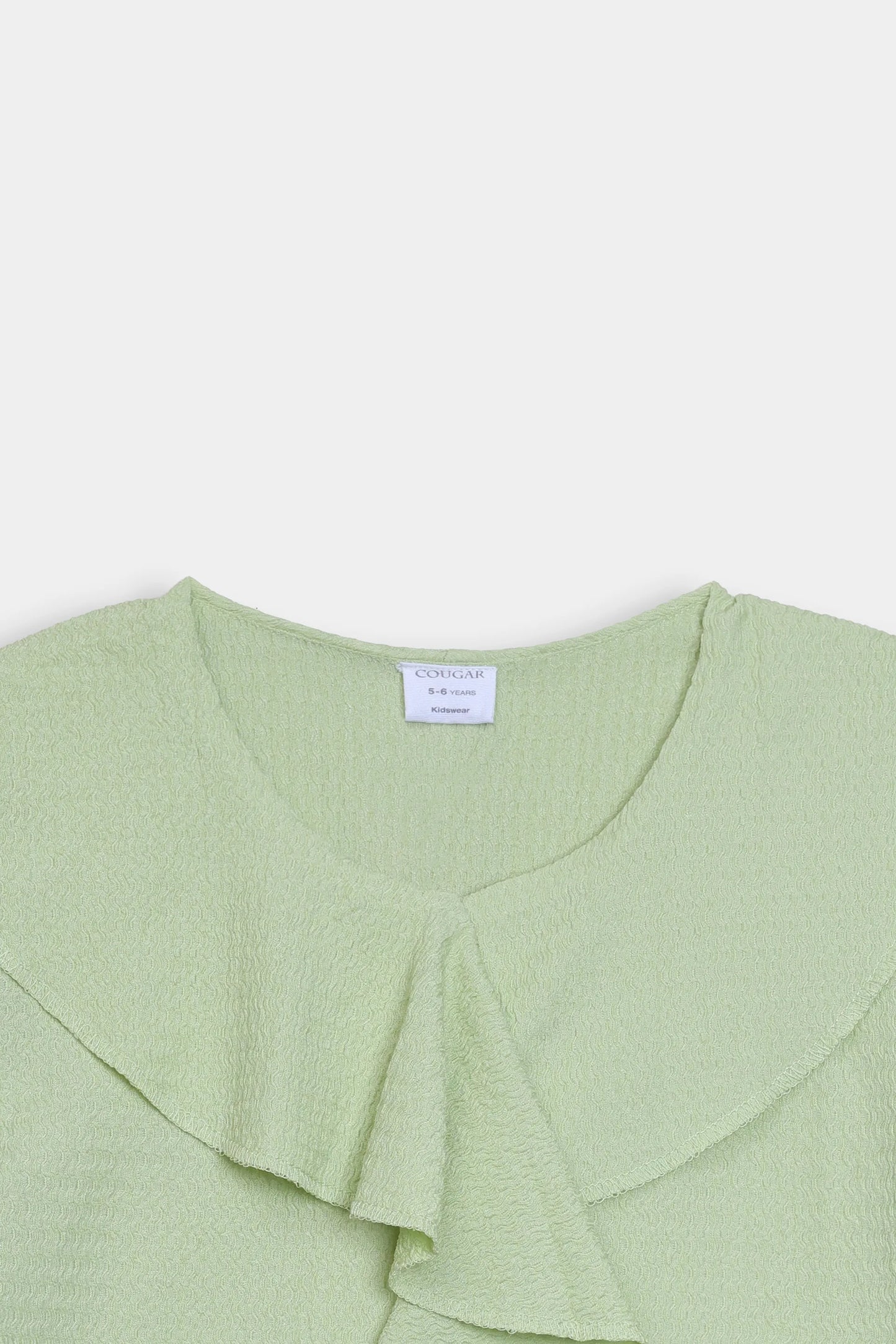 Front Ruffled Top - Cougar Clothing
