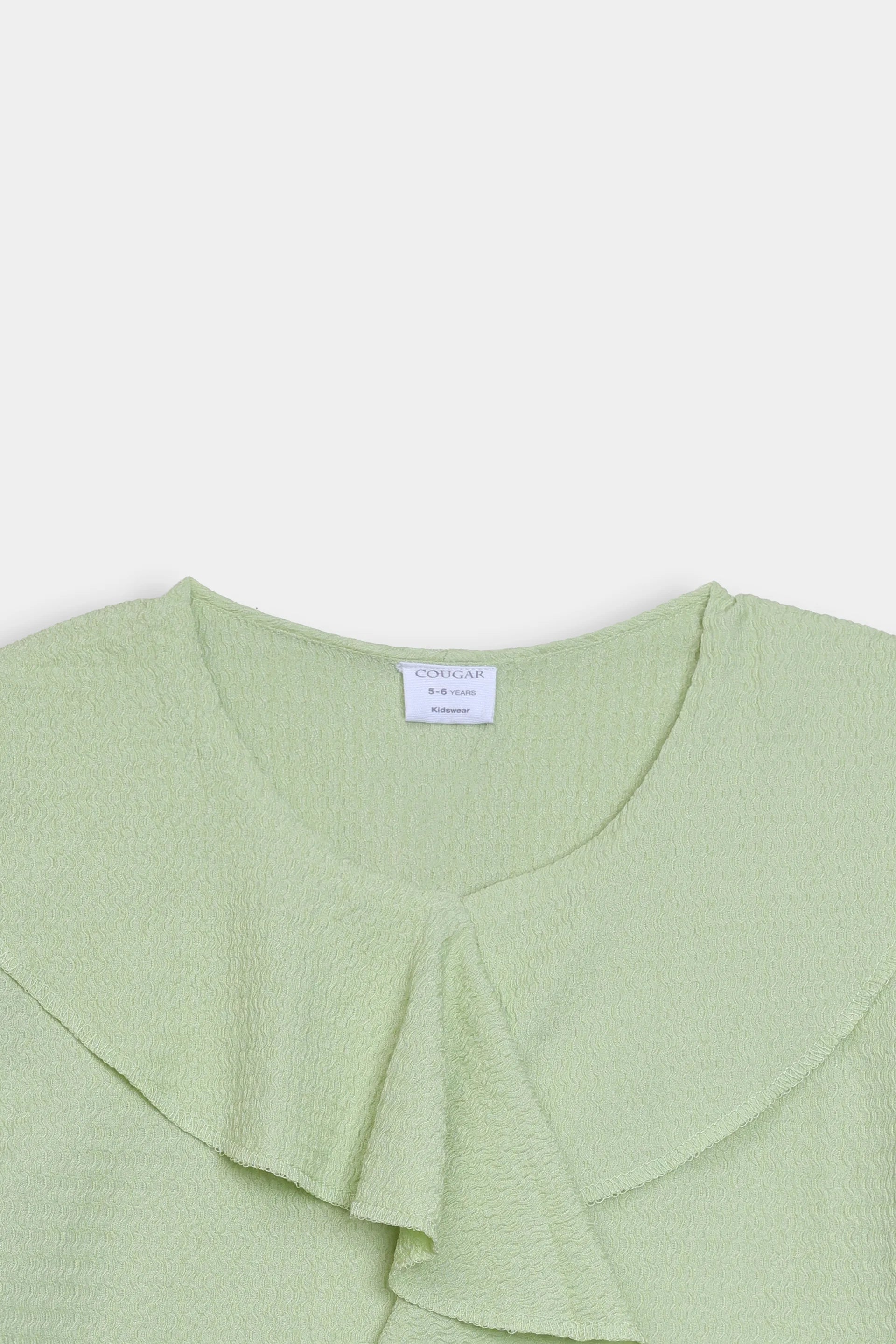 Front Ruffled Top - Cougar Clothing
