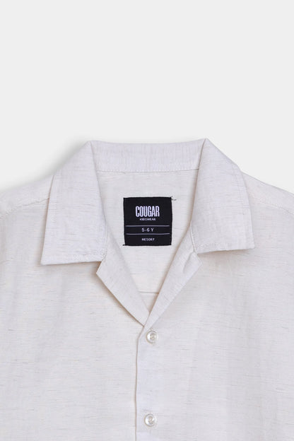 Resort Collar Textured Shirt - Cougar Clothing