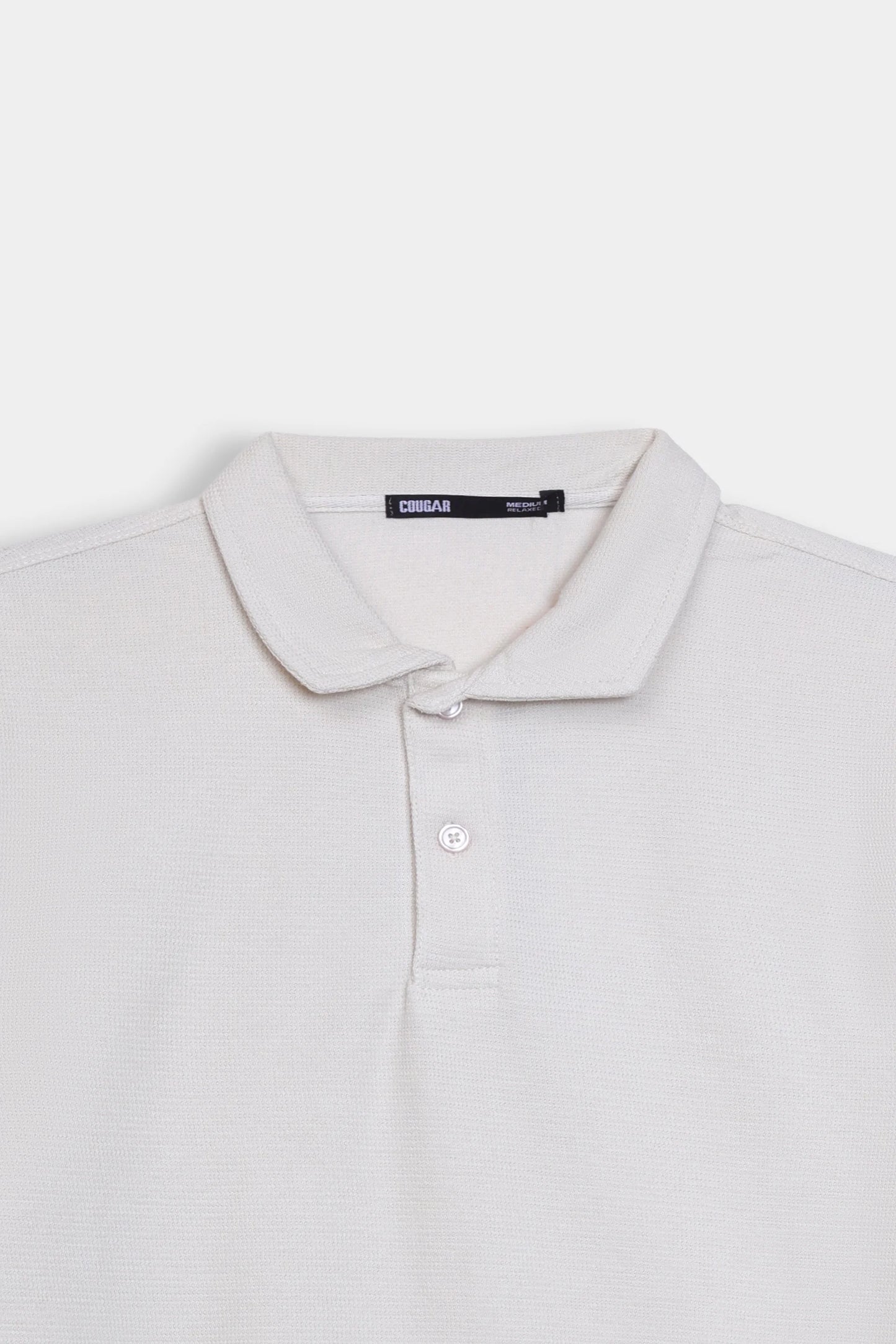 Textured Knit Polo - Cougar Clothing