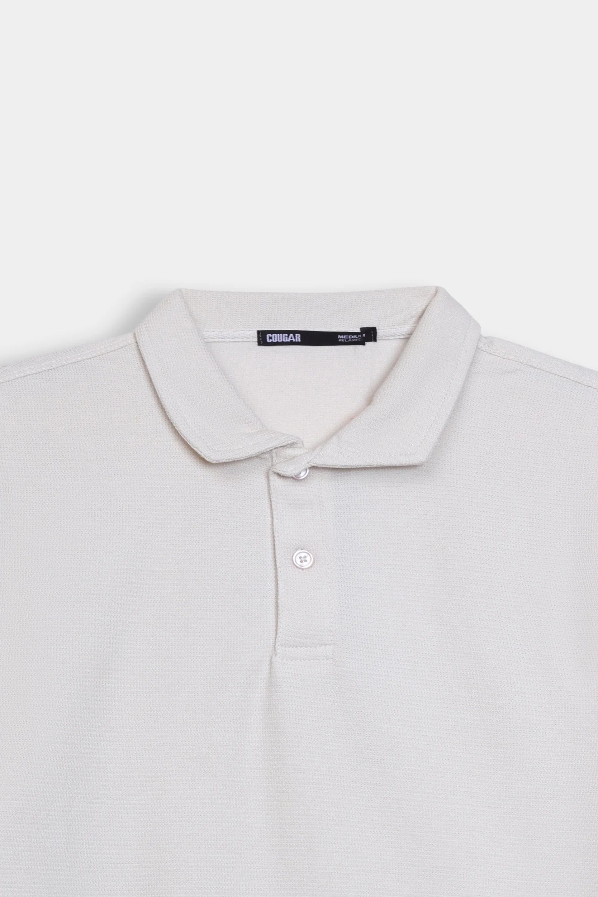 Textured Knit Polo - Cougar Clothing