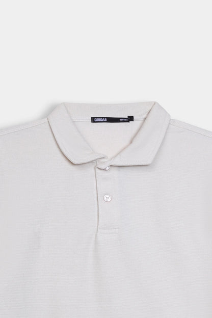 Textured Knit Polo - Cougar Clothing