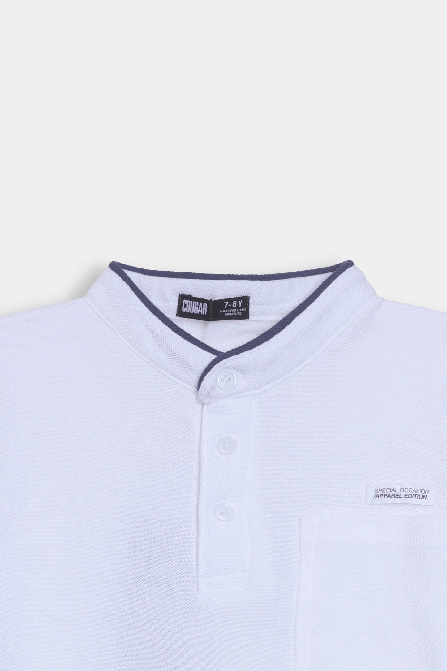 Mandarin Collar Polo - Cougar Clothing