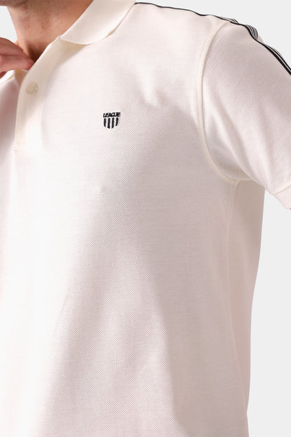 Shoulder Striped Polo - Cougar Clothing